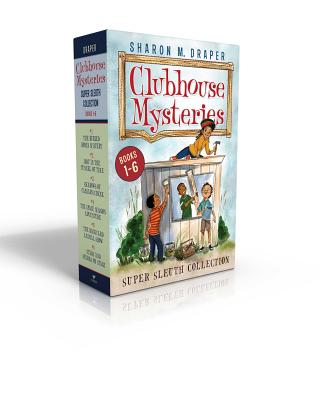 Clubhouse Mysteries Super Sleuth Collection (Boxed Set): The Buried Bones Mystery; Lost in the Tunnel of Time; Shadows of Caesar's Creek; The Space Mission Adventure; The Backyard Animal Show; Stars and Sparks on Stage Cover Image