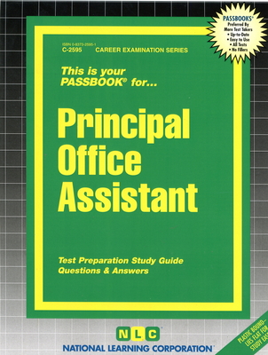 Principal Office Assistant: Passbooks Study Guide (Career Examination Series) Cover Image