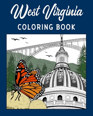 Logo U.S. Landmarks Adult Coloring Books