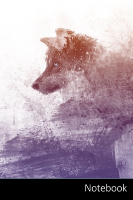 Notebook: オオカミ、森、暗い、捕食者 ノ} Cover Image