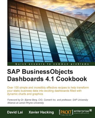 SAP BusinessObjects Dashboards 4.1 Cookbook Cover Image