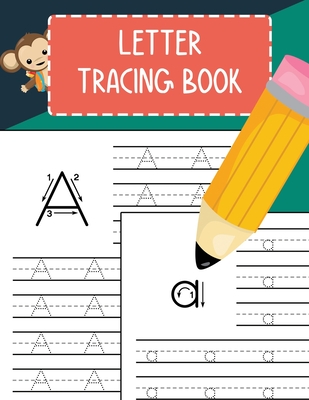 Letter Tracing Workbook for Kids, Alphabet Handwriting Practice workbook,  Pre K