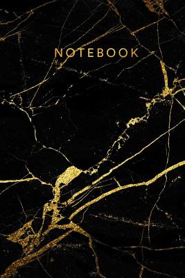 Notebook: Beautiful black marble ★ Personal notes ★ Daily diary ★ Office supplies 6 x 9 - Regular size noteboo By Paper Juice Cover Image