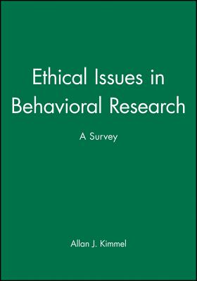 Ethical Issues Behavioral Research Cover Image