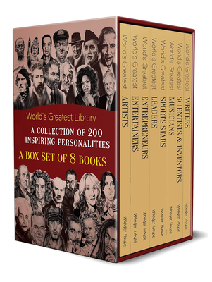 World's Greatest Library: A Collection of 200 Inspiring Personalities (Box Set of 8 Biographies) By Wonder House Books Cover Image