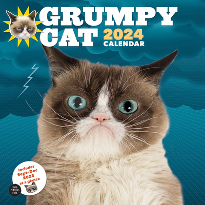 Grumpy Cat 2024 Wall Calendar Cover Image