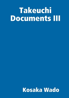 Takeuchi Documents III Cover Image