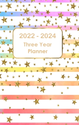 3 Year Monthly Planner 2022-2024: 36 Months Calendar Three Year Planner 2021-2023, Appointment Notebook, Monthly Schedule Organizer, Diary Journal Cover Image