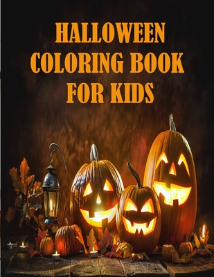 Halloween Coloring Book for Kids Ages 4-8: A Fun and Easy Happy