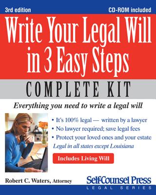 Write Your Legal Will in 3 Easy Steps (Self-Counsel Legal)