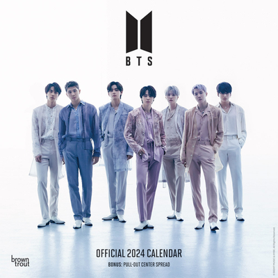 Bts 2024 12 X 24 Inch Monthly Square Wall Calendar Cover Image