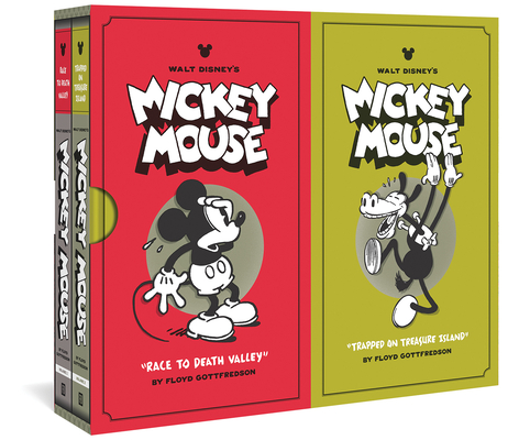 Walt Disney's Mickey Mouse Gift Box Set: "Race To Death Valley" and "Trapped On Treasure Island": Vols. 1 & 2