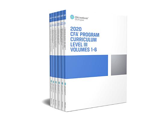 Cfa Program Curriculum 2020 Level III, Volumes 1 - 6, Box Set Cover Image