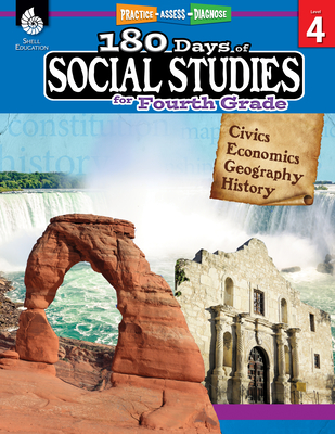 180 Days of Social Studies for Fourth Grade: Practice, Assess, Diagnose (180 Days of Practice) cover