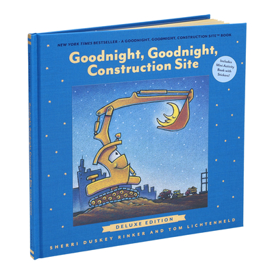 Goodnight, Goodnight, Construction Site Deluxe Edition: Includes Mini Activity Book with Stickers! (Goodnight Construction Site)