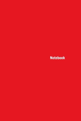 Notebook: Red College Ruled Notebook, Journal By June Bug Journals Cover Image