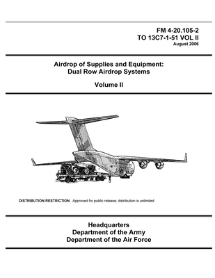FM 4-20.105-2 Airdrop of Supplies and Equipment: Dual Row Airdrop Systems Volume II Cover Image