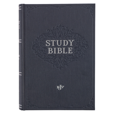 KJV Study Bible, Standard Print Hardcover, King James Version Holy Bible, Black Cover Image