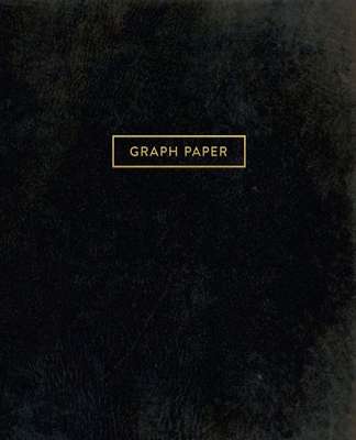 Graph Paper: Executive Style Composition Notebook - Vintage Faded Black Leather Style, Softcover - 7.5 x 9.25 - 100 pages (Office E By Birchwood Press Cover Image