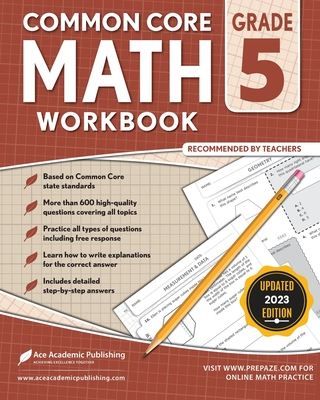 Common Core Math Workbook: Grade 5 Cover Image