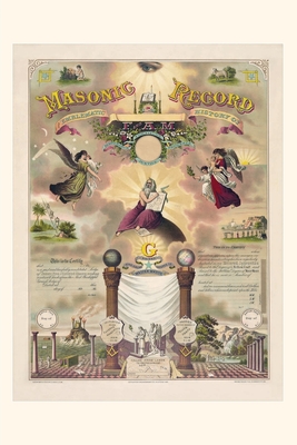 Vintage Journal Masonic Record Cover Image