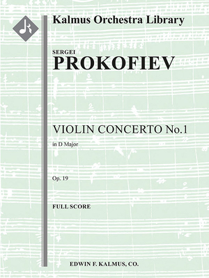 Violin Concerto No. 1, Op. 19: Conductor Score (Kalmus Orchestra Library)