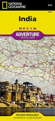 India Map (National Geographic Adventure Map #3011) By National Geographic Maps - Adventure Cover Image