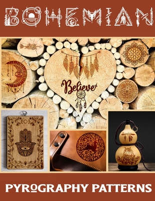 Bohemian Pyrography Patterns: Collection of Pyrography Patterns Traceable for Beginners and Advanced By Artsy Betsy Cover Image