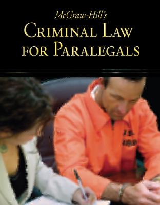 McGraw-Hill's Criminal Law for Paralegals Cover Image