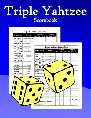 Triple Yahtzee Score Card Printable