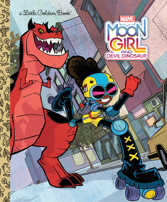 Moon Girl and Devil Dinosaur Little Golden Book (Marvel) By Frank Berrios, Golden Books (Illustrator) Cover Image