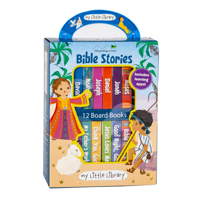 My Little Library: Bible Stories (12 Board Books) By Little Grasshopper Books, Publications International Ltd Cover Image