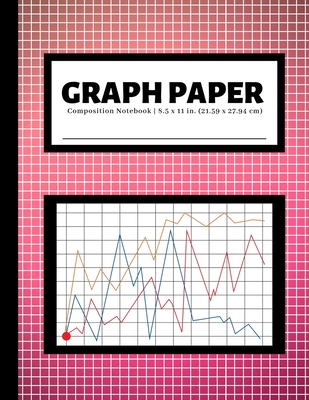 Graph Paper Composition Notebook: 4x4 Quad Ruled Graphing Grid Paper - Math and Science Notebooks - 100 Pages - Pink Cover Image