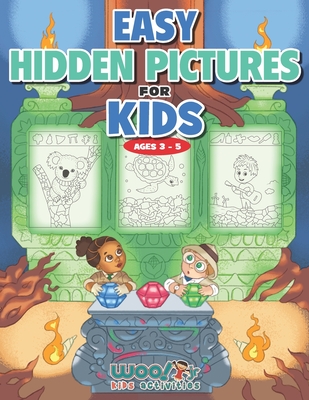 Easy Hidden Pictures for Kids Ages 3-5: A First Preschool Puzzle Book of Object Recognition (Woo! Jr. Kids Activities Books) Cover Image