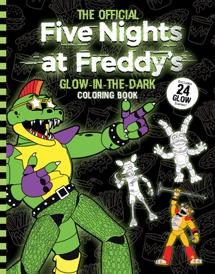Five Nights at Freddy's Glow in the Dark Coloring Book Cover Image