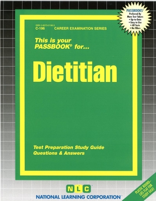 Dietitian (Career Examination Series #196) By National Learning Corporation Cover Image
