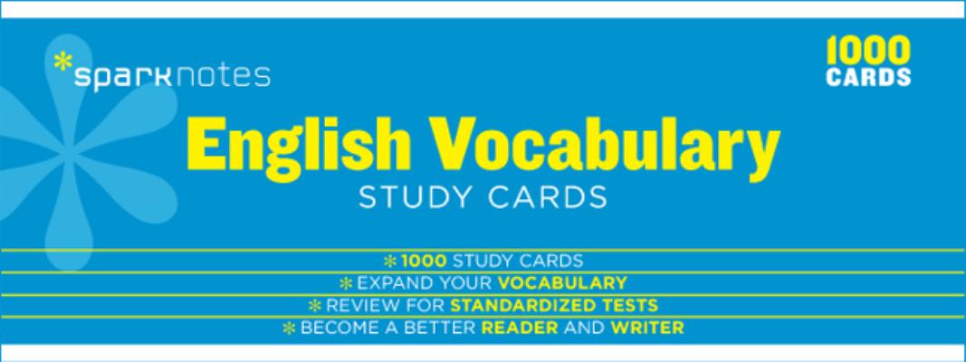 English Vocabulary Sparknotes Study Cards: Volume 7 Cover Image