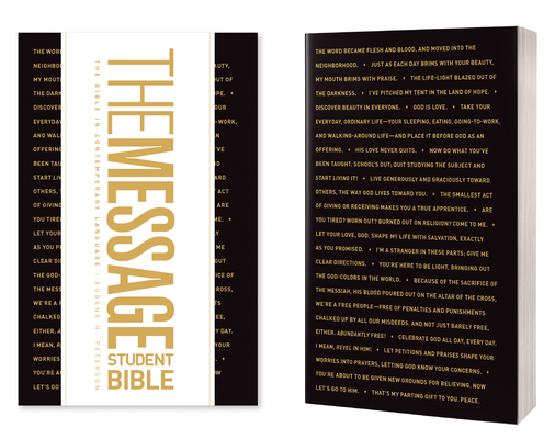 The Message Student Bible (Softcover) Cover Image