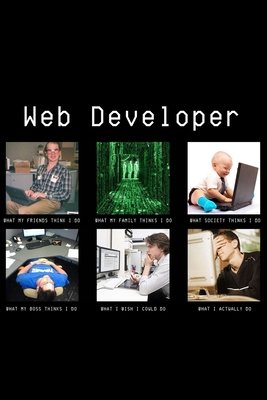 Web Developer: Funny Meme Developer Notebook Gift Idea For Programmer - 120  Pages (6