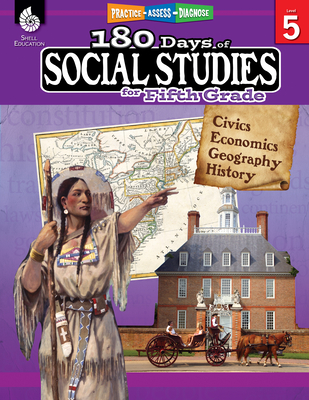 180 Days of Social Studies for Fifth Grade: Practice, Assess, Diagnose (180 Days of Practice) By Catherine Cotton, Patricia Elliott, Melanie Joye Cover Image