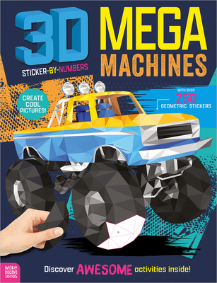 3D Sticker-by-Numbers Mega Machines