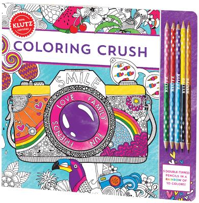Coloring Crush [With Pens/Pencils] Cover Image
