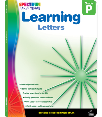 Learning Letters, Grade Pk (Early Years) Cover Image