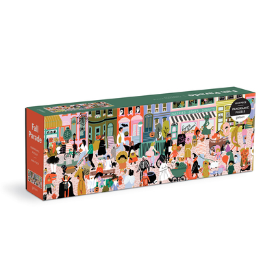 Fall Parade 1000 Piece Panoramic Puzzle By Galison Mudpuppy (Created by) Cover Image