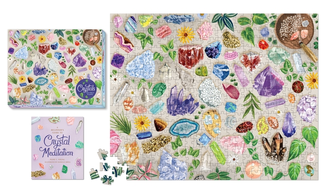 Crystals 500-Piece Puzzle By Danielle Kroll (Illustrator), Pliny T. Young Cover Image