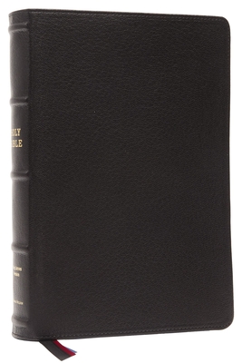 Kjv, Large Print Verse-By-Verse Reference Bible, MacLaren Series, Premium Goatskin Leather, Black, Comfort Print: Holy Bible, King James Version cover