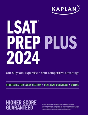LSAT Prep Plus 2024:  Strategies for Every Section + Real LSAT Questions + Online (Kaplan Test Prep) By Kaplan Test Prep Cover Image