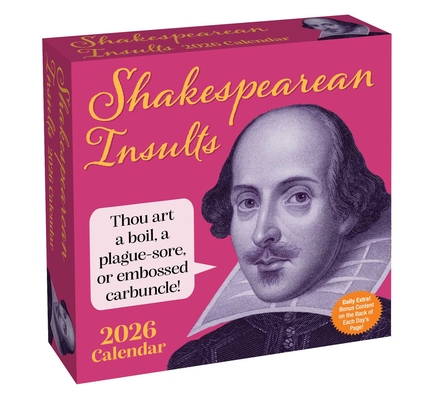 Shakespearean Insults 2026 Day-to-Day Calendar By Andrews McMeel Publishing Cover Image