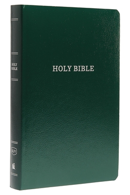KJV, Gift and Award Bible, Imitation Leather, Green, Red Letter Edition By Thomas Nelson Cover Image
