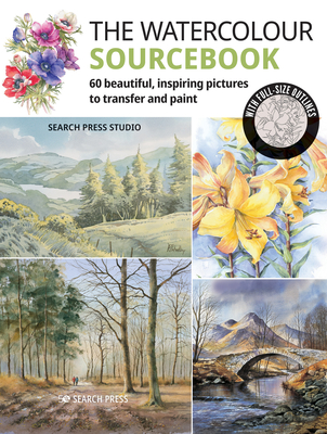 The Watercolour Sourcebook: 60 inspiring pictures to transfer and paint with full-size outlines Cover Image